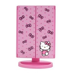 Hello Kitty "Pink-A-Dot" Trifold LED Makeup Mirror